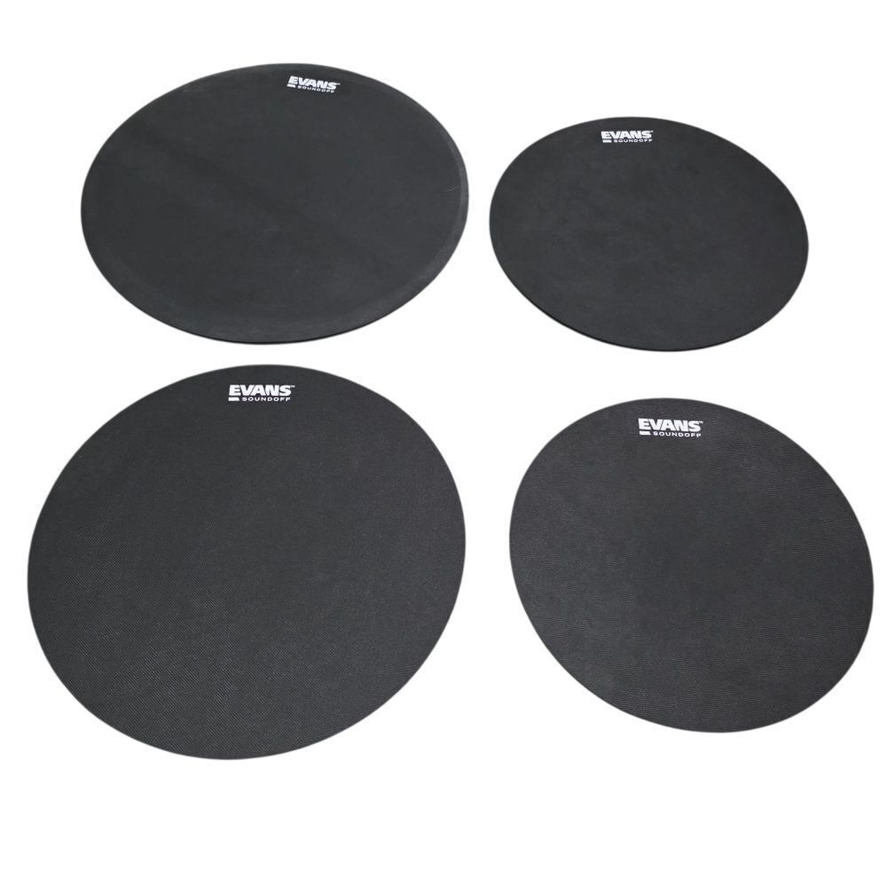 Evans Black Drum Mutes Practice Pads